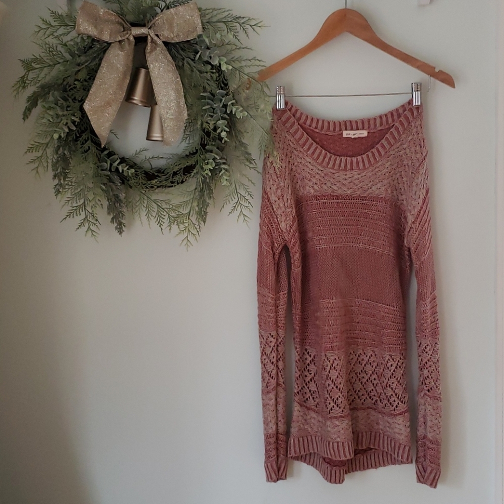 Pink Rose Sweater